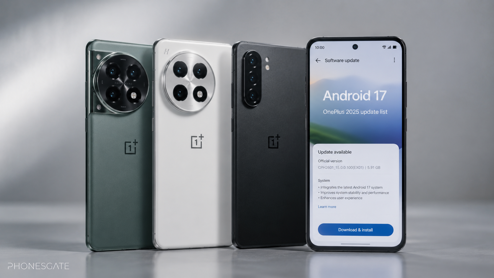 OnePlus 2025 Phones: Android 17 Update List and Support Status