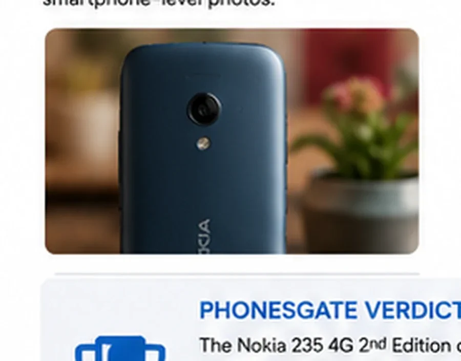 Nokia 235 rear camera