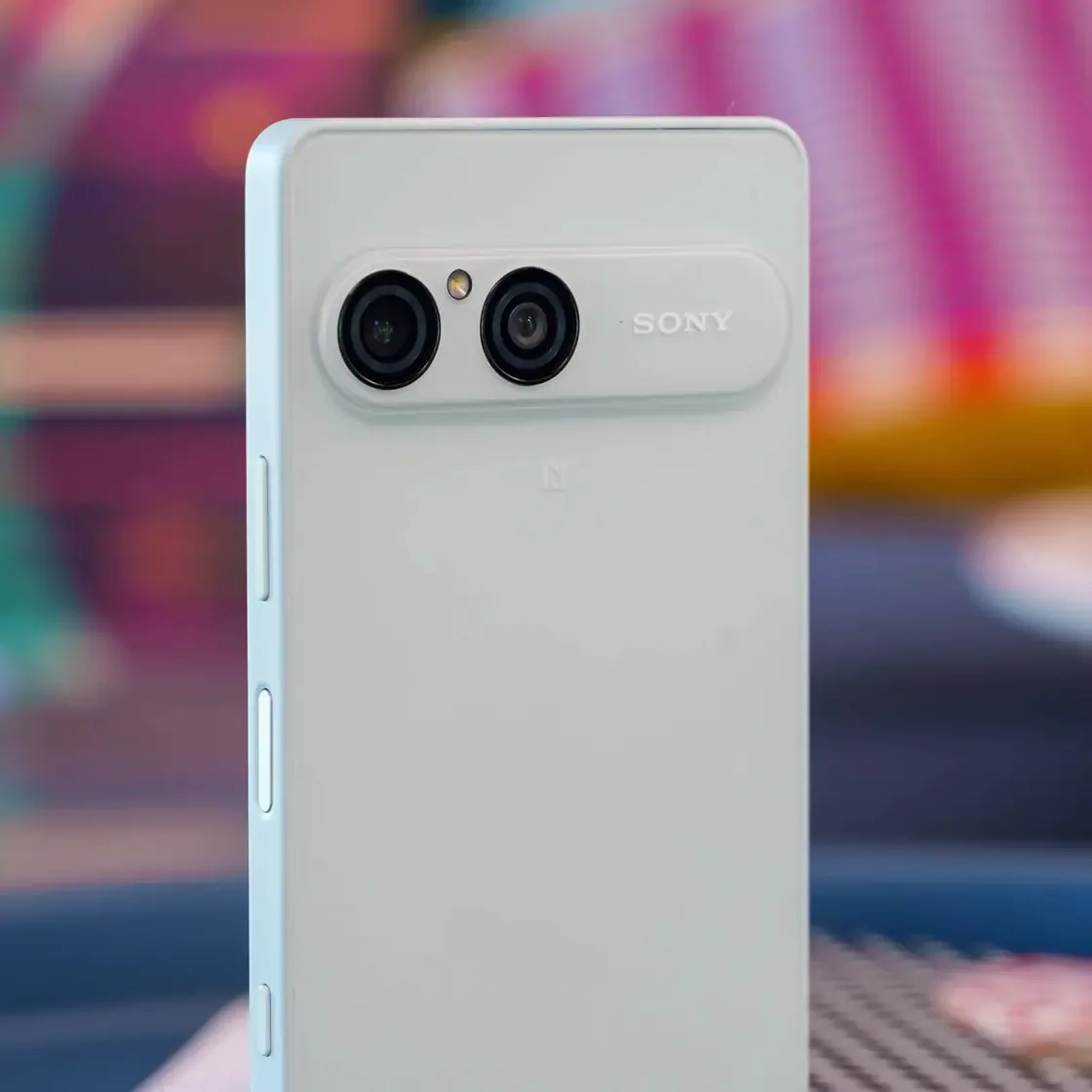 Close-up of Sony Xperia 10 VIII dual rear camera module
