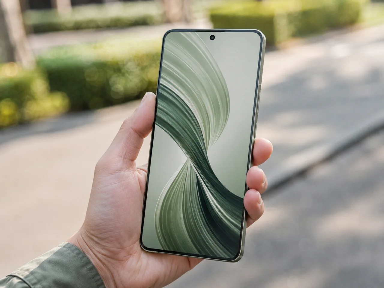 REDMI K100 Pro Max concept front view showing a nearly bezel-free display