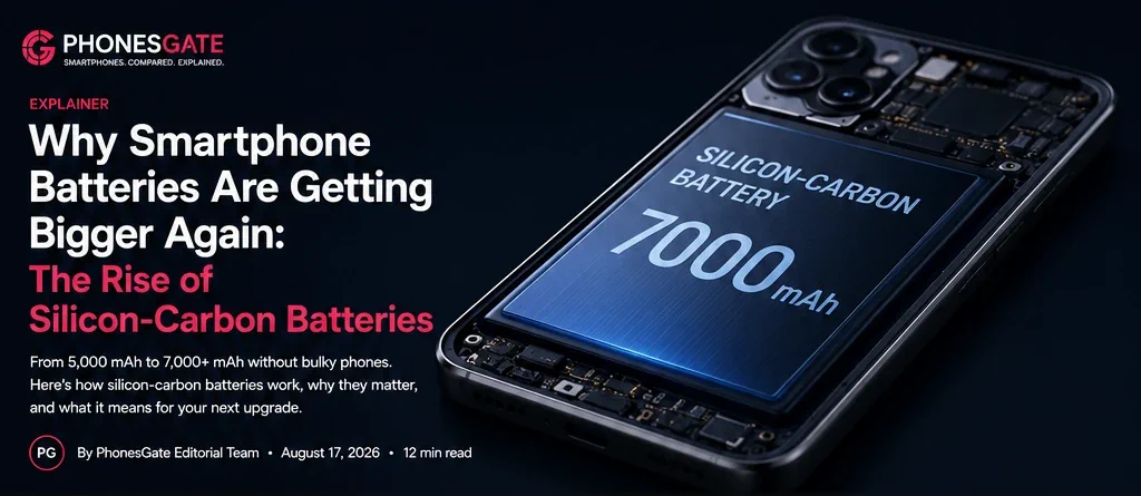 Why Smartphone Batteries Are Getting Bigger Again: The Rise of Silicon-Carbon Batteries