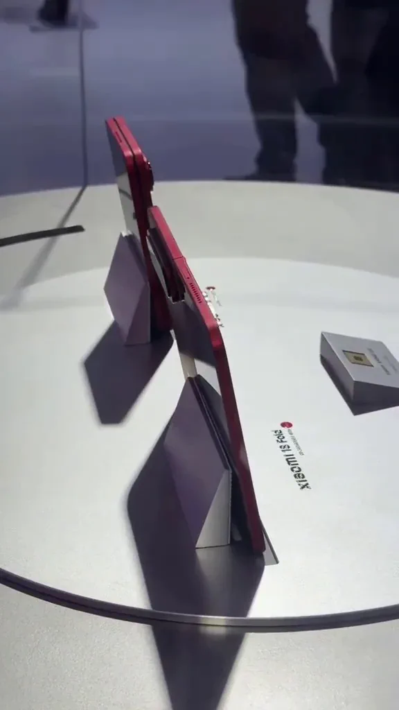 Xiaomi 18 Fold side profile at IFA 2026