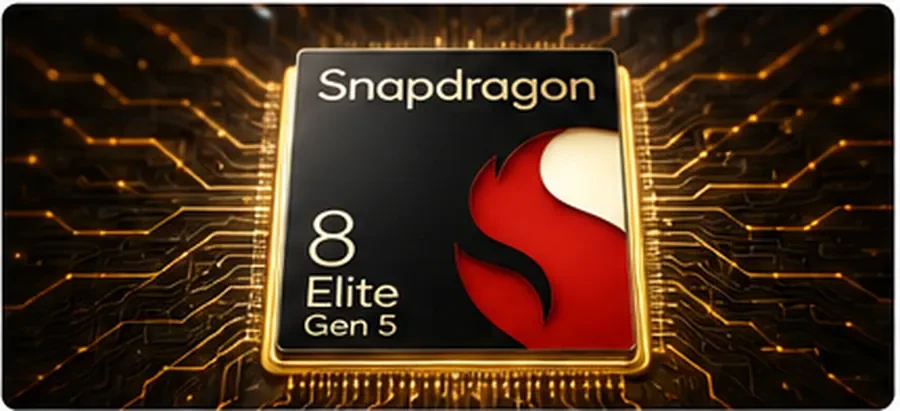 PhonesGate editorial visualization of Snapdragon 8 Elite Gen 5